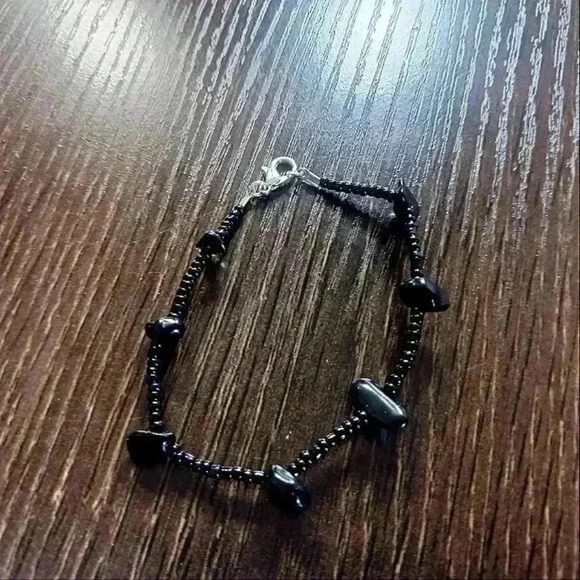 Set of 3 beaded bracelets with stones - Picture 5 of 10